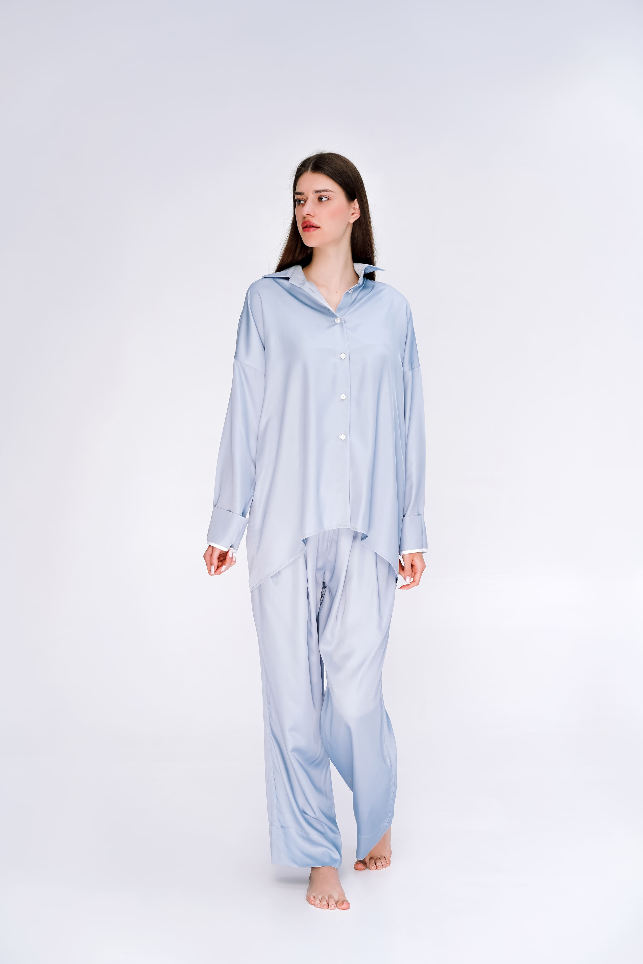 домашній костюм light blue блакитний  3